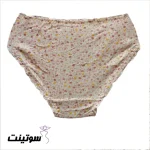 شورت نخی زنانه طرح گل 20000