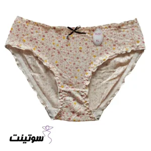 شورت نخی زنانه طرح گل 20000