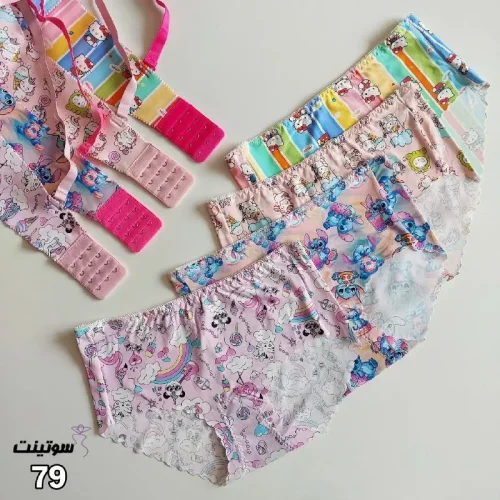 ست لباس زیر عمده اسفنجی کد 79