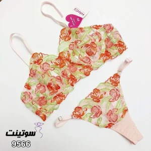 ست لباس زیر توری فانتزی 9566
