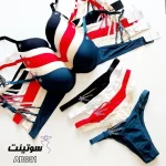 ست لباس زیر عمده اسفنجی 001 - سایت لباس زیر سوتینت