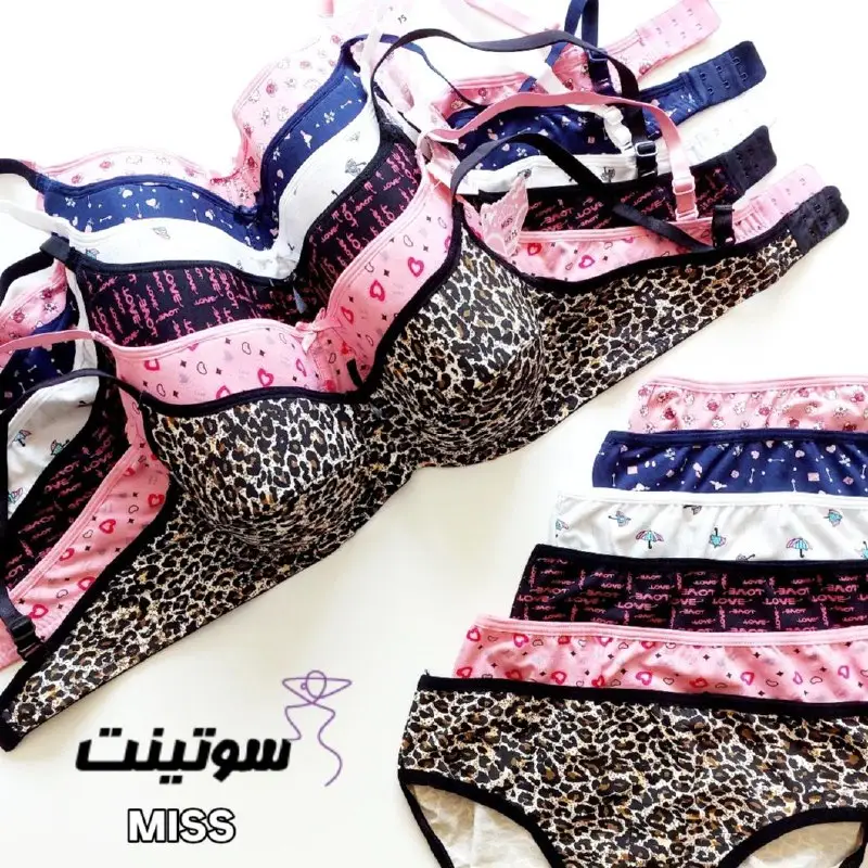 Wholesale underwear 298000 ست عمده لباس زیر زنانه میس 298000 - سایت لباس زیر سوتینت