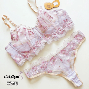 ست لباس زیر عروس فانتزی 7245 - سوتینت