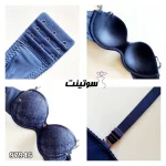 ست شورت و سوتین مجلسی اسفنجی 97946- سایت سوتینت