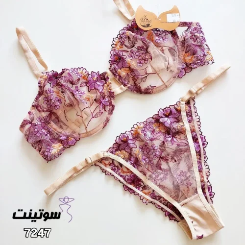 ست لباس زیر بدون اسفنج کد7247-سوتینت
