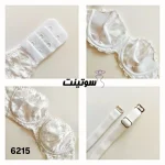 ست لباس زير عروس فانتزی شب خواب 6215 - سایت لباس زیر سوتینت