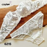 ست لباس زير عروس فانتزی شب خواب 6215 - سایت لباس زیر سوتینت