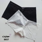 شورت توری زنانه فانتزی لیزری 9657 - سایت لباس زیر سوتینت