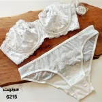 ست لباس زير عروس فانتزی شب خواب 6215 - سایت لباس زیر سوتینت