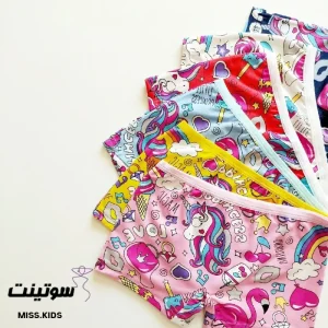 شورت دخترانه نخی پادار 823 - سایت لباس زیر سوتینت