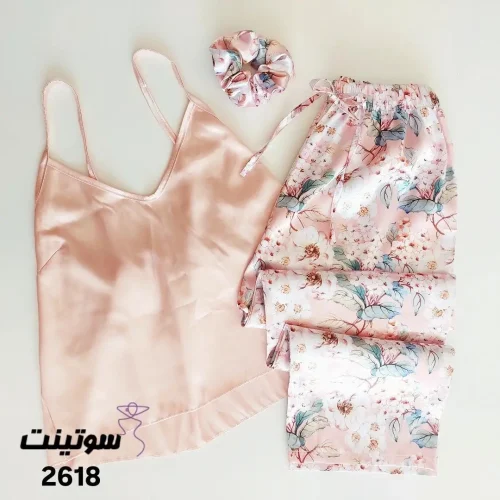 لباس خواب ساتن 2618- سوتینت
