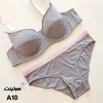 ست اسفنجی نخی زنانه A10 سوتینت