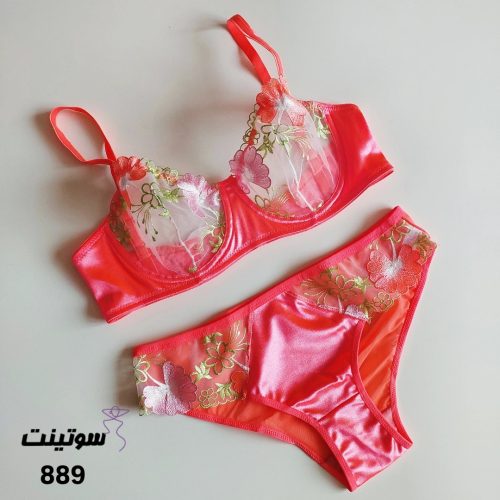 ست لباس زیر توری فانتزی 889- سوتینت