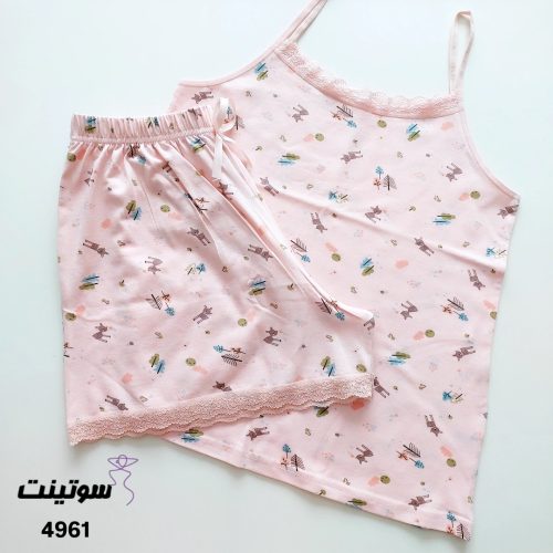 ست تاپ شورتک زنانه میسپل کد 4961- سوتینت