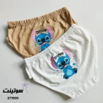 شورت نخی طرح دار استیچ بچه گانه 371999- سوتینت