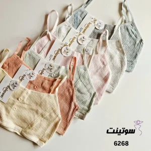 نیم تنه نخی کبریتی دخترانه 6268- سوتینت