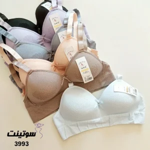 سوتین مدل نیم تنه کاپ دار مشبک قلبی 3993- سوتینت