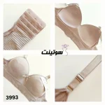 سوتین مدل نیم تنه کاپ دار مشبک قلبی 3993- سوتینت