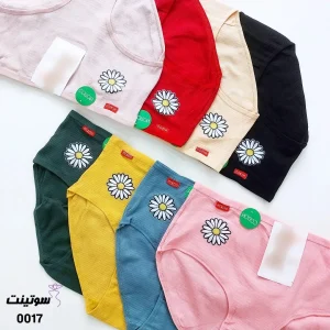 شورت کبریتی نخی طرح آفتابگردان 0017- سوتینت