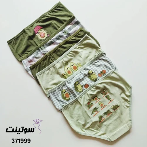 شورت زنانه مدل نخ پنبه طرح آووکادو 371999- سوتینت