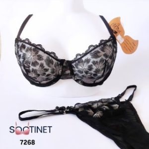 ست توری لباس زیر میسا کد 7268 | سوتینت