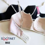 سوتین دخترانه نیم جک کد B02 برند Anatef | سوتینت