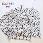 تاپ شورتک تمام نخ پنبه ترک کد 6760 میسپل | سوتینت