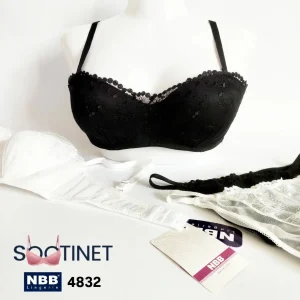 ست لباس زیر دکلته کد 4832 برند NBB | سوتینت