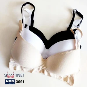 سوتین زنانه NBB کد 3691 بدون فنر | سوتینت